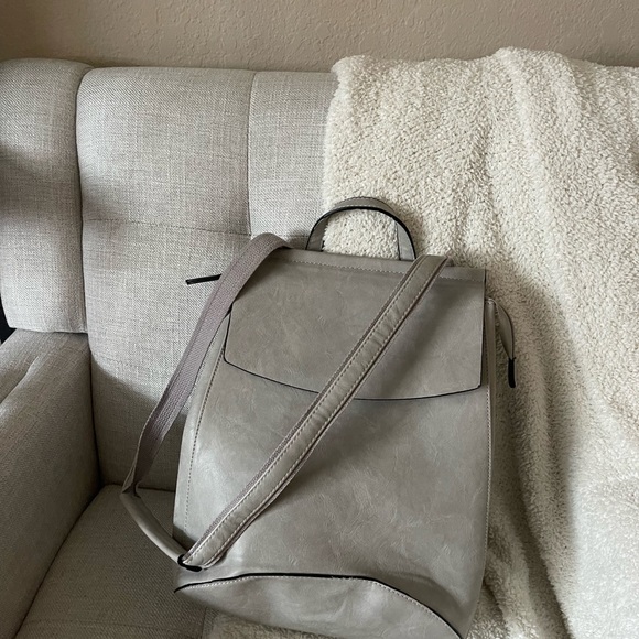 Light Heather Grey Backpack & Side Bag - Picture 5 of 5